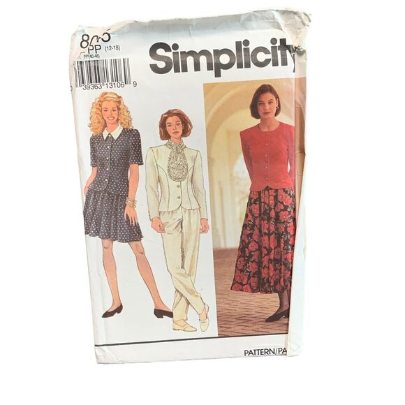 Simplicity Womens Suit & Skirt Sewing Pattern 8045 Sizes 12-18 - Picture 1 of 2